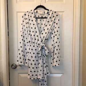 L’Academie x Revolve The Wrap Mini Dress